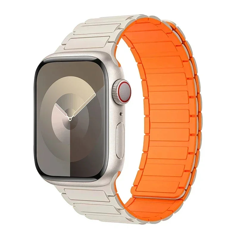 Apple Watch用マグネットループバンド|シリコン製 各サイズ対応