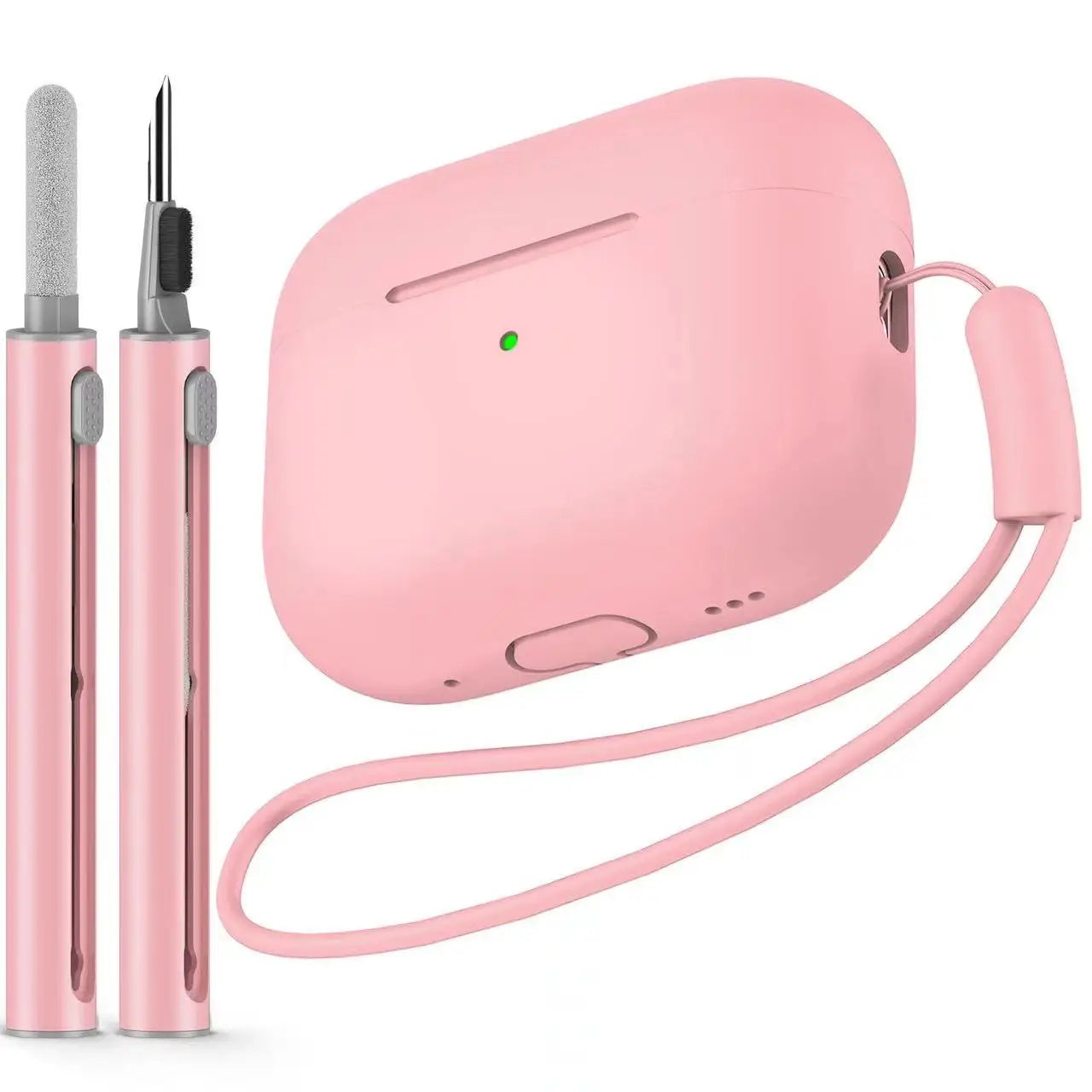 AirPods Pro対応シリコン保護ケース|クリーニングキット付き