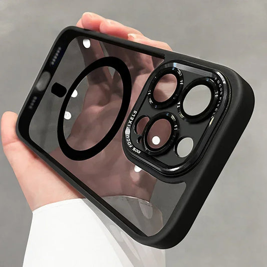 iPhoneケース メタルレンズバンパー付き MagSafe対応