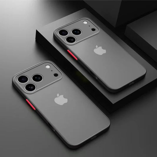 耐衝撃 iPhoneケース バンパー保護 シリコン&ハード素材 衝撃吸収カバー
