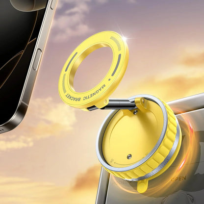 強力吸着 マグネットスマホホルダー　折りたたみ式＆360°回転