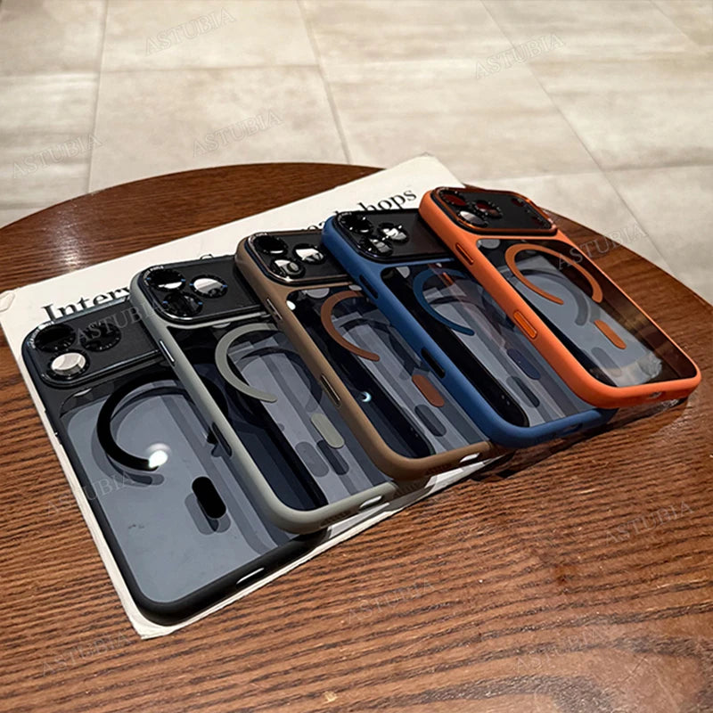 iPhoneケース メタルレンズバンパー付き MagSafe対応