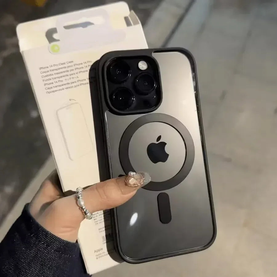 iPhoneケース MagSafe対応 透明 クリアカバー