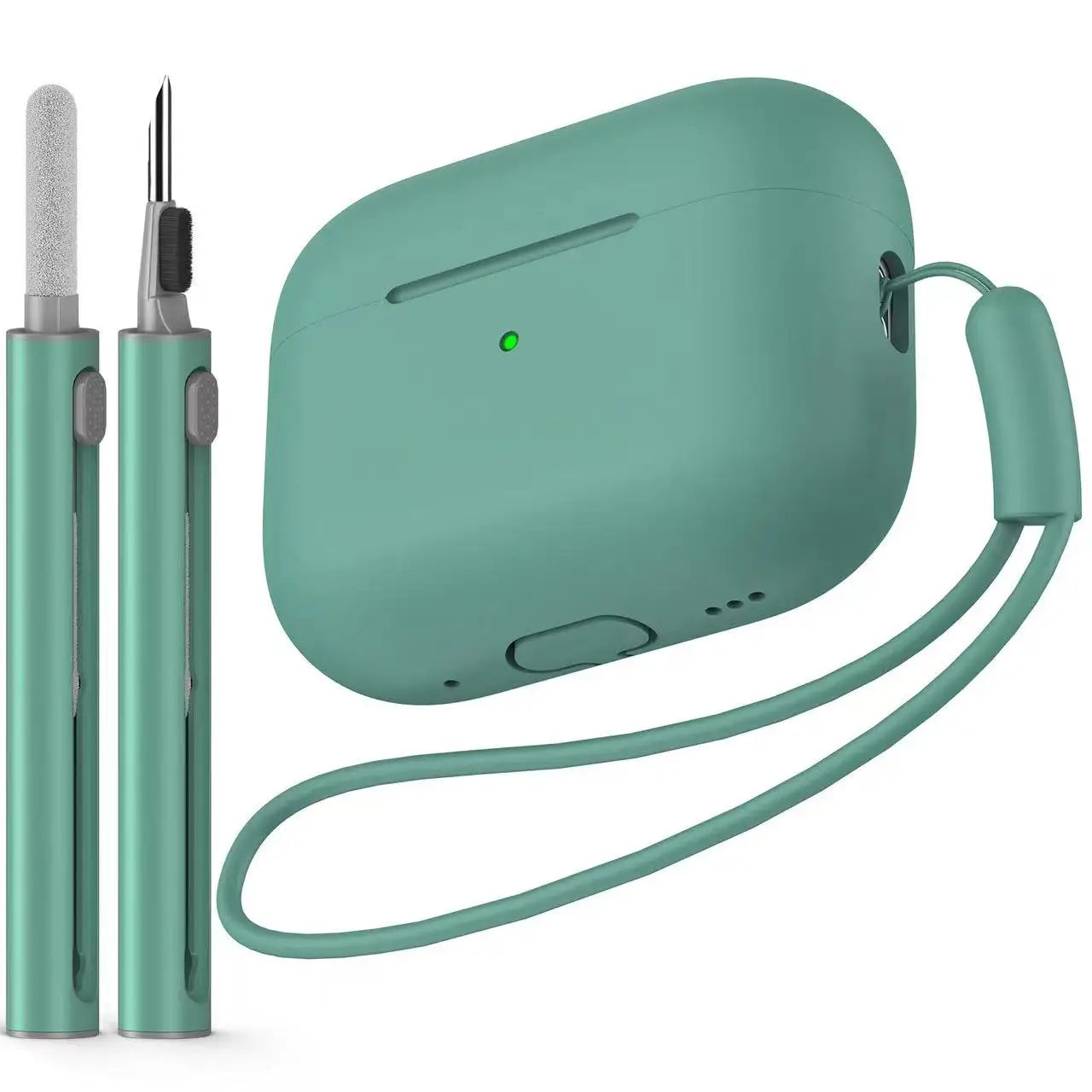 AirPods Pro対応シリコン保護ケース｜クリーニングキット付き