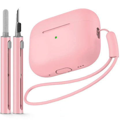 AirPods Pro対応シリコン保護ケース｜クリーニングキット付き