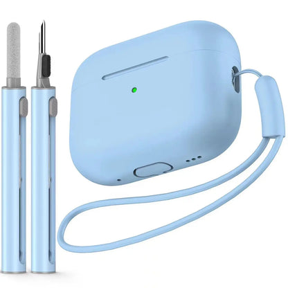 AirPods Pro対応シリコン保護ケース｜クリーニングキット付き