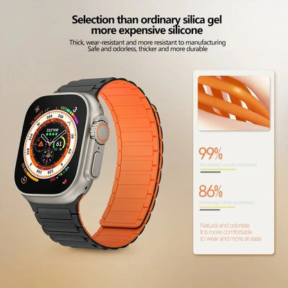 Apple Watch用マグネットループバンド｜シリコン製 各サイズ対応