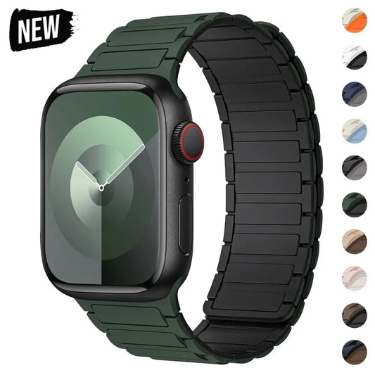 Apple Watch用マグネットループバンド｜シリコン製 各サイズ対応