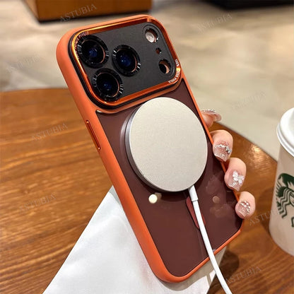 iPhoneケース メタルレンズバンパー付き MagSafe対応