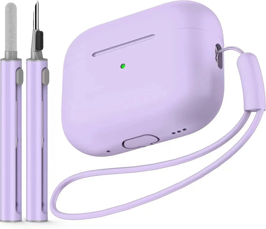 AirPods Pro対応シリコン保護ケース｜クリーニングキット付き